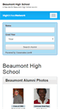 Mobile Screenshot of beaumonthighschool.net